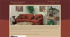 Desktop Screenshot of montysfurniture.com